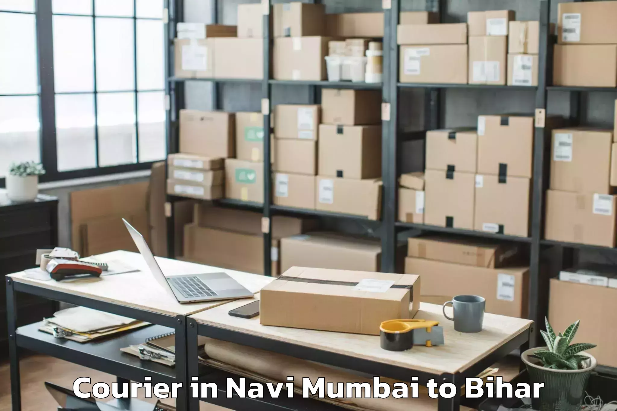 Reliable Navi Mumbai to Mirganj Courier